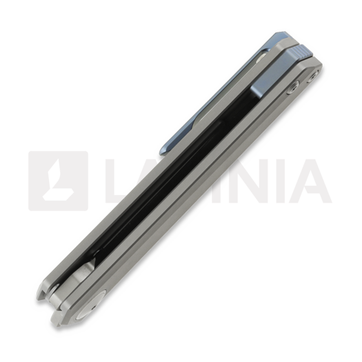 Maxace Baby Racoon Dog kääntöveitsi, Smooth Titanium