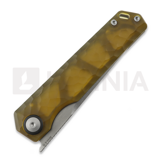 Maxace Baby Racoon-V 折叠刀, Amber PEI