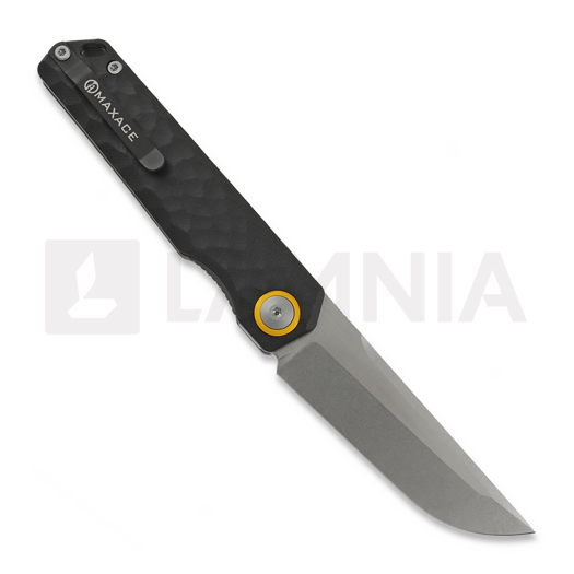 Maxace Baby Racoon-V 折叠刀, Black G-10