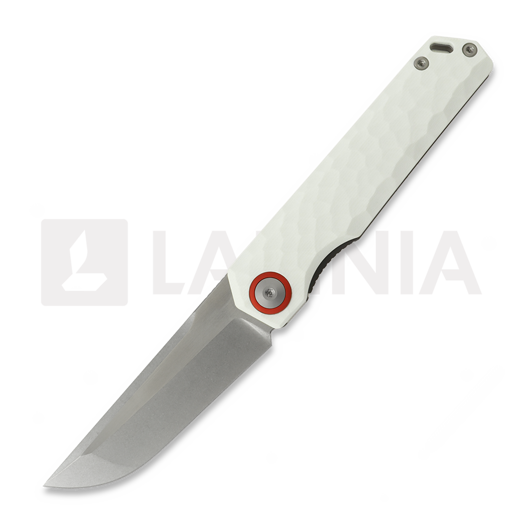 Maxace Baby Racoon-V Taschenmesser, Ivory G-10