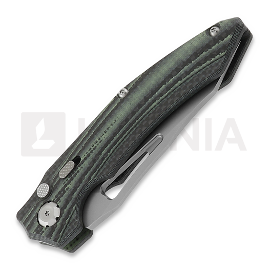 Coltello pieghevole Maxace Babylon 2, Carbon Fiber, green
