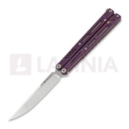 Couteau papillon Maxace Banshee 2, pourpre