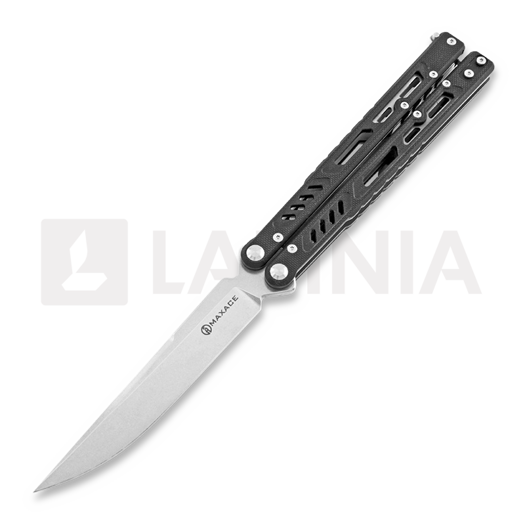 Navaja mariposa Maxace Banshee Straight Back Balisong
