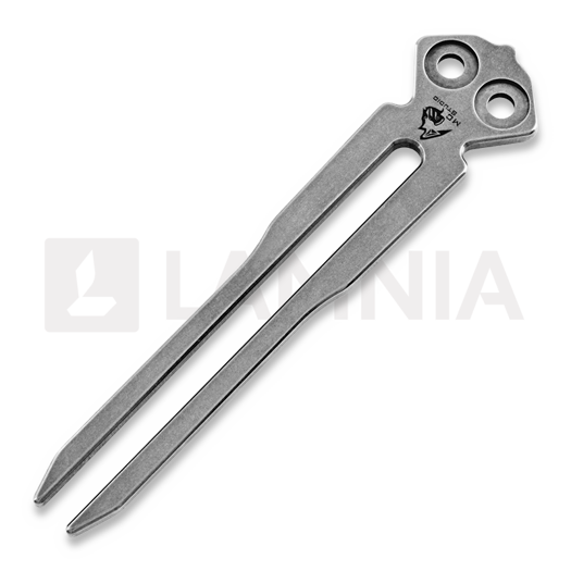 Navaja mariposa Maxace Banshee Tanto, satin, blanco