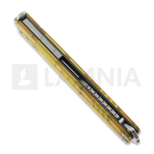 Нож пеперуда Maxace Banshee v3, Amber PEI