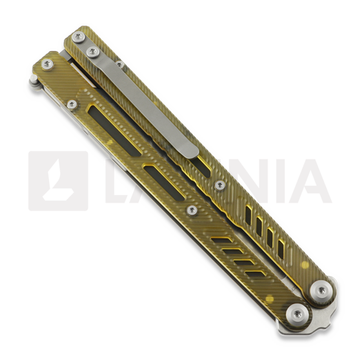 Нож пеперуда Maxace Banshee v3, Amber PEI