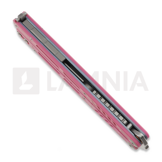 Нож пеперуда Maxace Banshee v3, Pink G-10