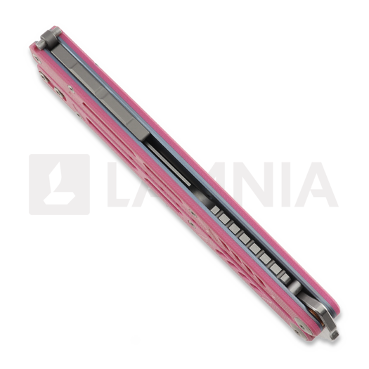 Нож пеперуда Maxace Banshee v3, Pink G-10