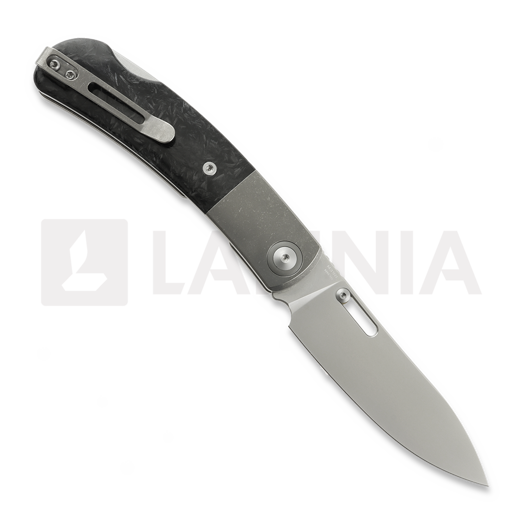 Maxace Beetle 2.0 sulankstomas peilis, Titanium & Black Carbon Fiber