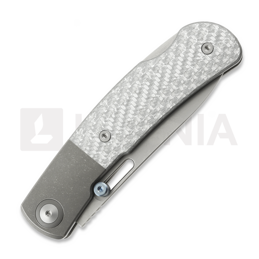 Maxace Beetle 2.0 sulankstomas peilis, Titanium & Silver Carbon Fiber
