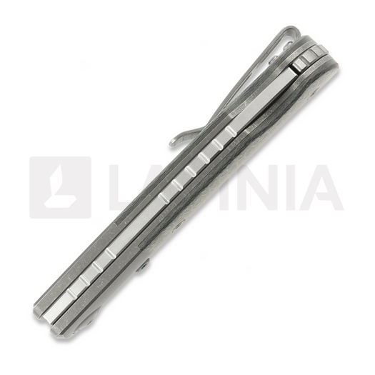 Maxace Beetle 2.0 kääntöveitsi, Titanium & Silver Carbon Fiber