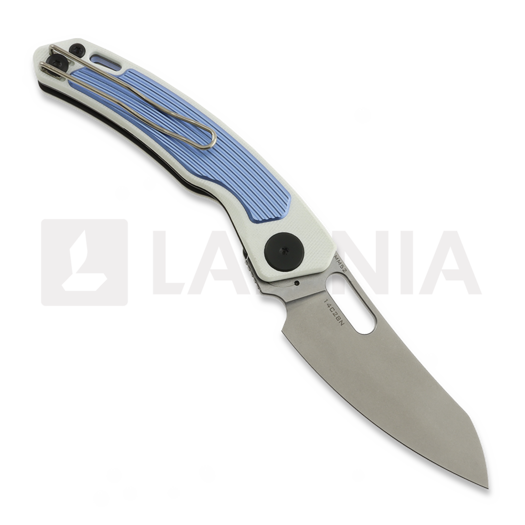 Saliekams nazis Maxace Black Mirror S, Ivory G-10 & Blue Aluminum