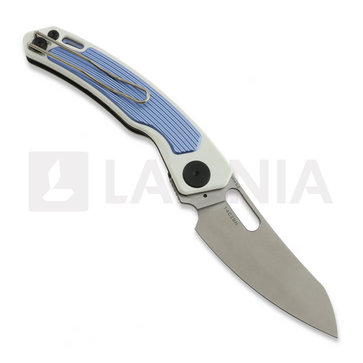 Saliekams nazis Maxace Black Mirror S, Ivory G-10 & Blue Aluminum