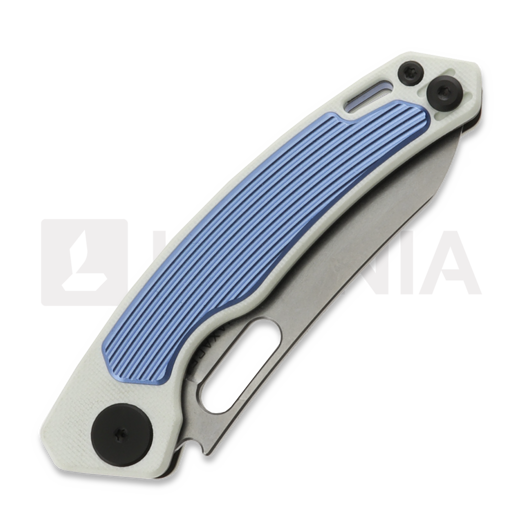 Saliekams nazis Maxace Black Mirror S, Ivory G-10 & Blue Aluminum