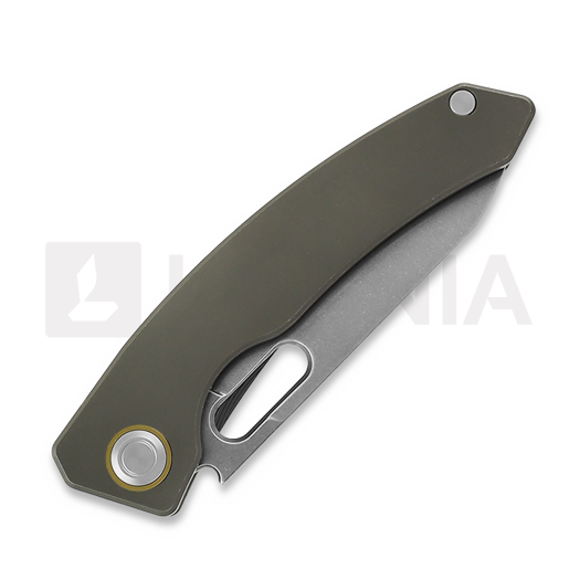 Maxace Black Mirror sulankstomas peilis, Stonewash handle Non-Inlay