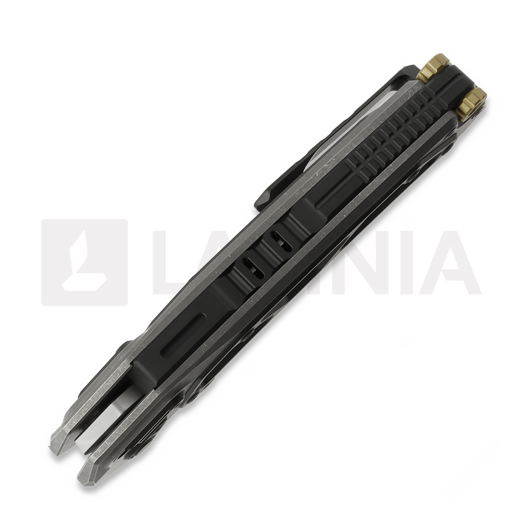 Maxace Blacklight 01 折叠刀, Stonewash Titanium & Brass/Copper