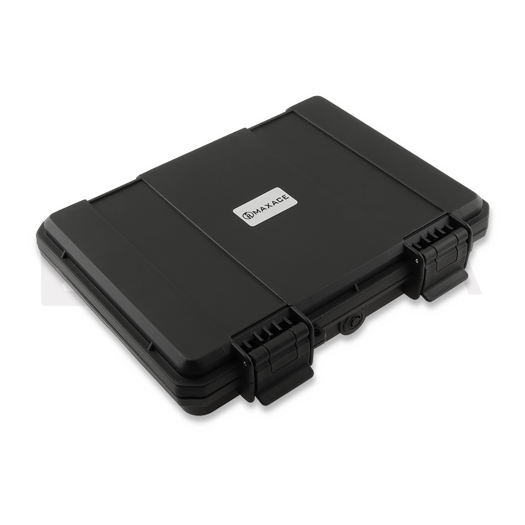 Maxace Blacklight 01 foldekniv, Stonewash Titanium & Brass/Copper