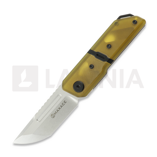 Maxace Capsule 2.0 foldekniv, Amber PEI