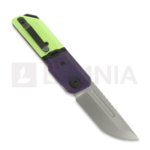 Maxace Capsule 2.0 sulankstomas peilis, Purple/Light Green G-10