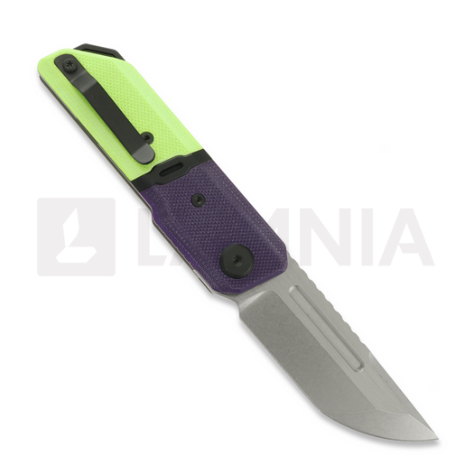 Maxace Capsule 2.0 kääntöveitsi, Purple/Light Green G-10