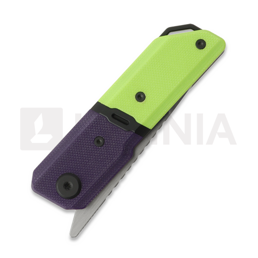Maxace Capsule 2.0 sulankstomas peilis, Purple/Light Green G-10