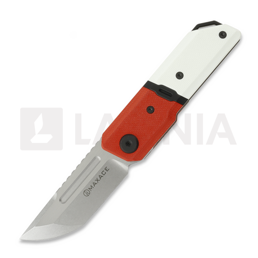 Coltello pieghevole Maxace Capsule 2.0, Red/White G-10