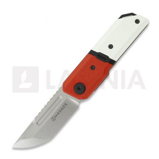 Maxace Capsule 2.0 접이식 나이프, Red/White G-10