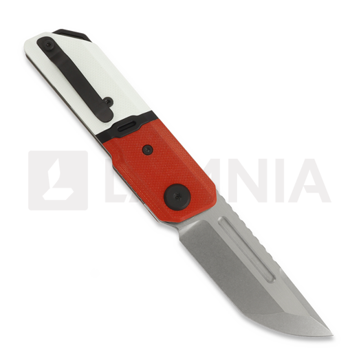 Maxace Capsule 2.0 kääntöveitsi, Red/White G-10