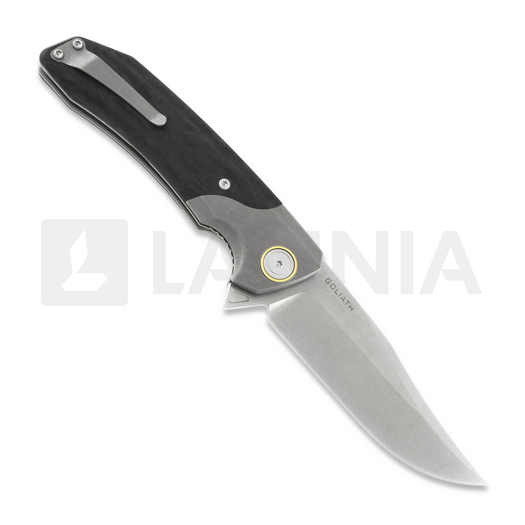Maxace Goliath 2.0 CPM S90V Bowie sulankstomas peilis, marble carbon fiber