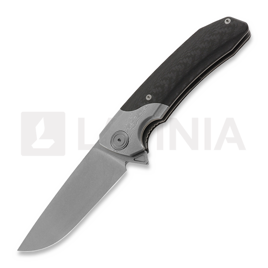 Maxace Goliath 2.0 CPM S90V Taschenmesser, Damascus, CF Handle