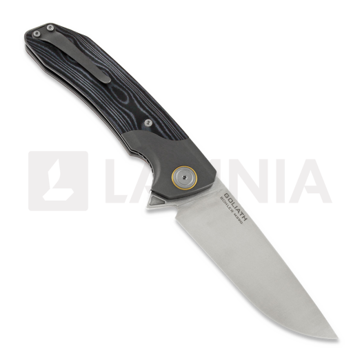 Maxace Goliath 2.0 M390 kääntöveitsi, black G10