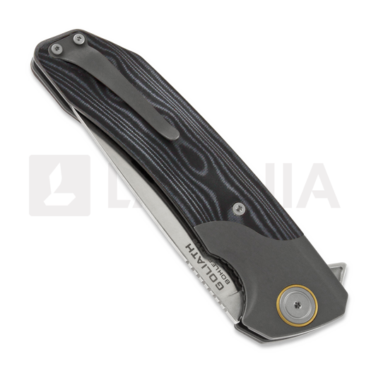 Maxace Goliath 2.0 M390 kääntöveitsi, black G10