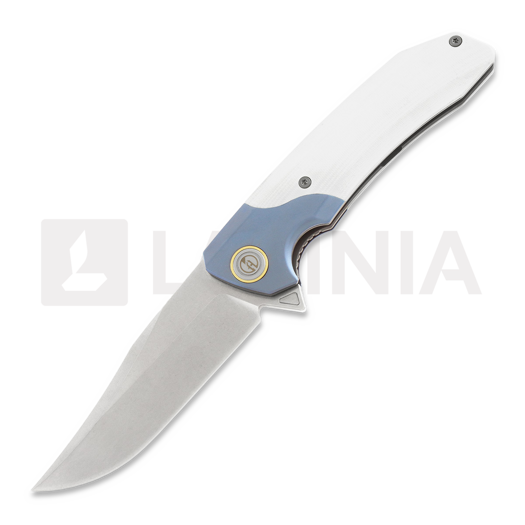 Складной нож Maxace Goliath 2.0 M390 Bowie, white G10