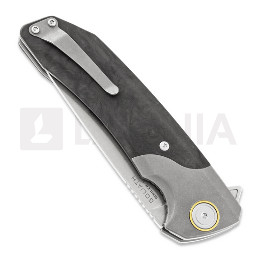 Maxace Goliath 2.0 M390 folding knife, marble carbon fiber