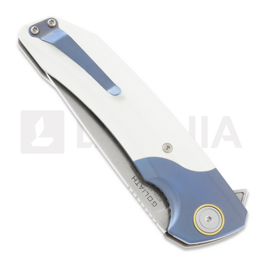 Maxace Goliath 2.0 M390 sulankstomas peilis, white G10