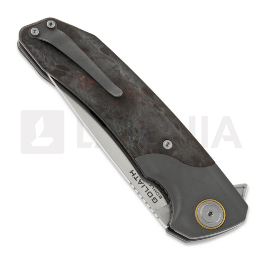 Maxace Goliath 2.0 sulankstomas peilis, marble carbon fiber