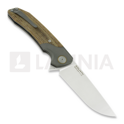 Couteau pliant Maxace Goliath 2.0, micarta w/Black SW titanium