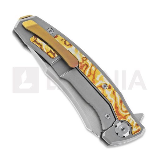 Maxace Halictus 2.0 Mokume folding knife