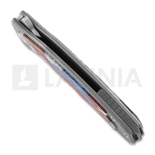 Zavírací nůž Maxace Halictus 2.0 multi color damascus G10