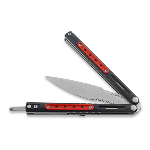 Maxace Hellcat G10 balisong, juoda
