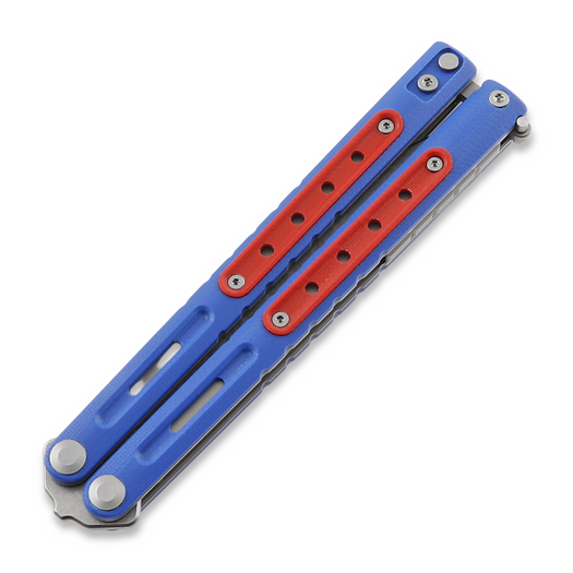 Maxace Hellcat G10 balisong, mėlyna