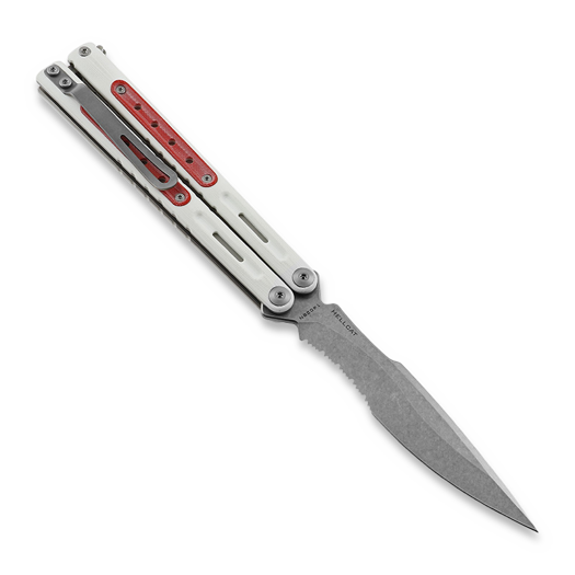 Maxace Hellcat G10 balisong, 白色