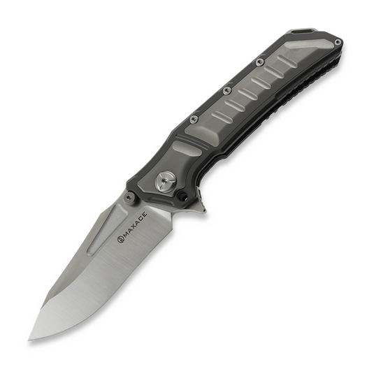 Maxace Hephaestus CPM 3V 접이식 나이프, Grey TC4