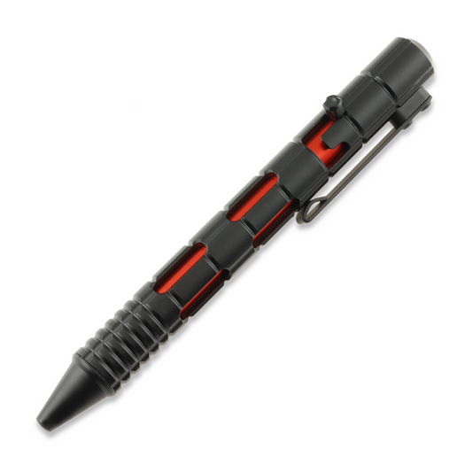 Maxace Judge 3.0 タクティカルペン, Black/Red Aluminum