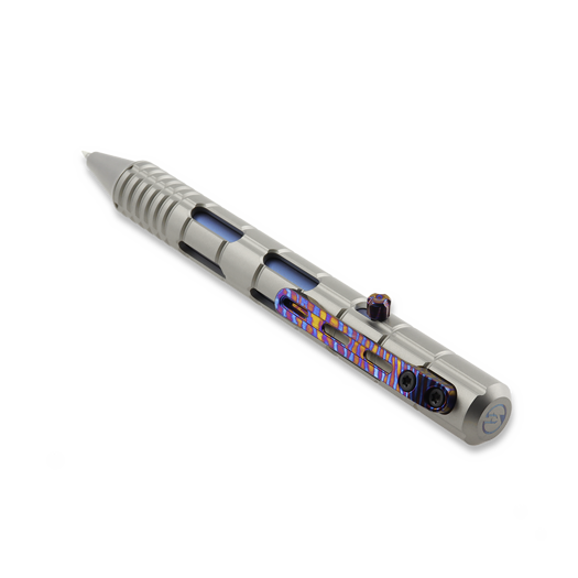 Maxace Judge 3.0 战术笔, Gray/Blue Titanium & Timascus