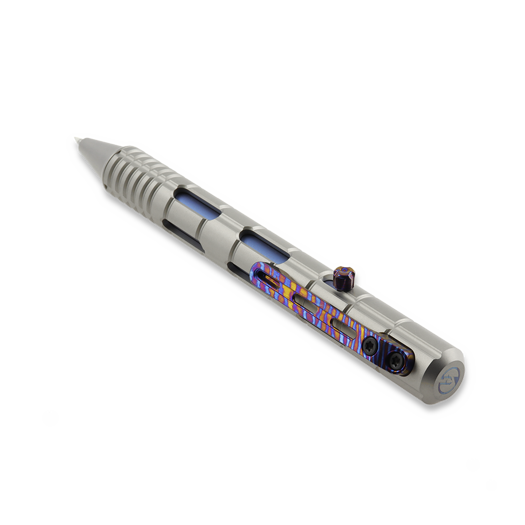 Тактическая ручка Maxace Judge 3.0, Gray/Blue Titanium & Timascus