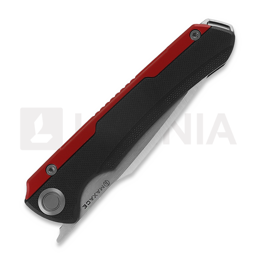 Maxace Kestrel sulankstomas peilis, Aluminum Black G10