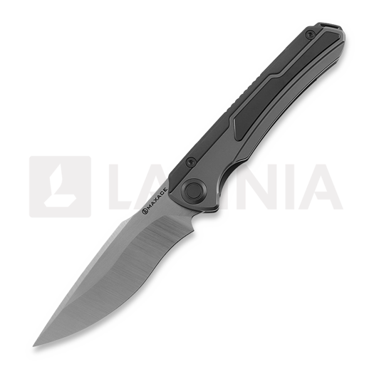 Couteau pliant Maxace Kestrel, TC4 Handle Big Spearhead Satin Blade