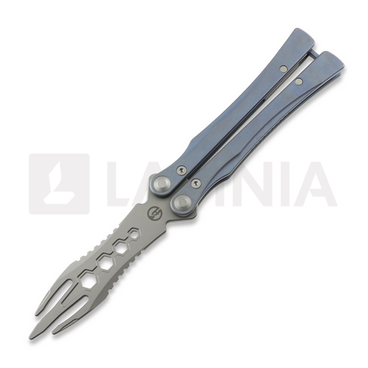 Maxace Loran II Wrench perhosveitsi harjoitteluun, Blue Titanium