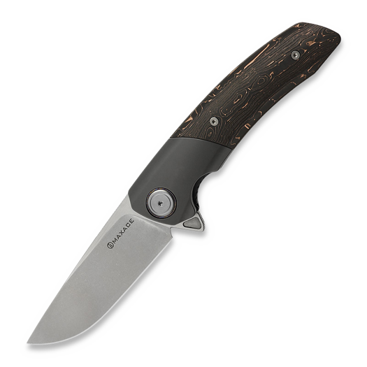 Maxace Mamba S90V Stonewash Carbon Fiber összecsukható kés